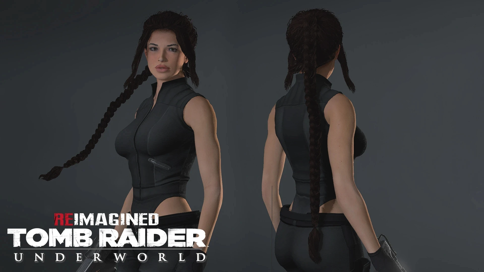 Resident Evil 2 "Клэр - Лара Крофт Addon"