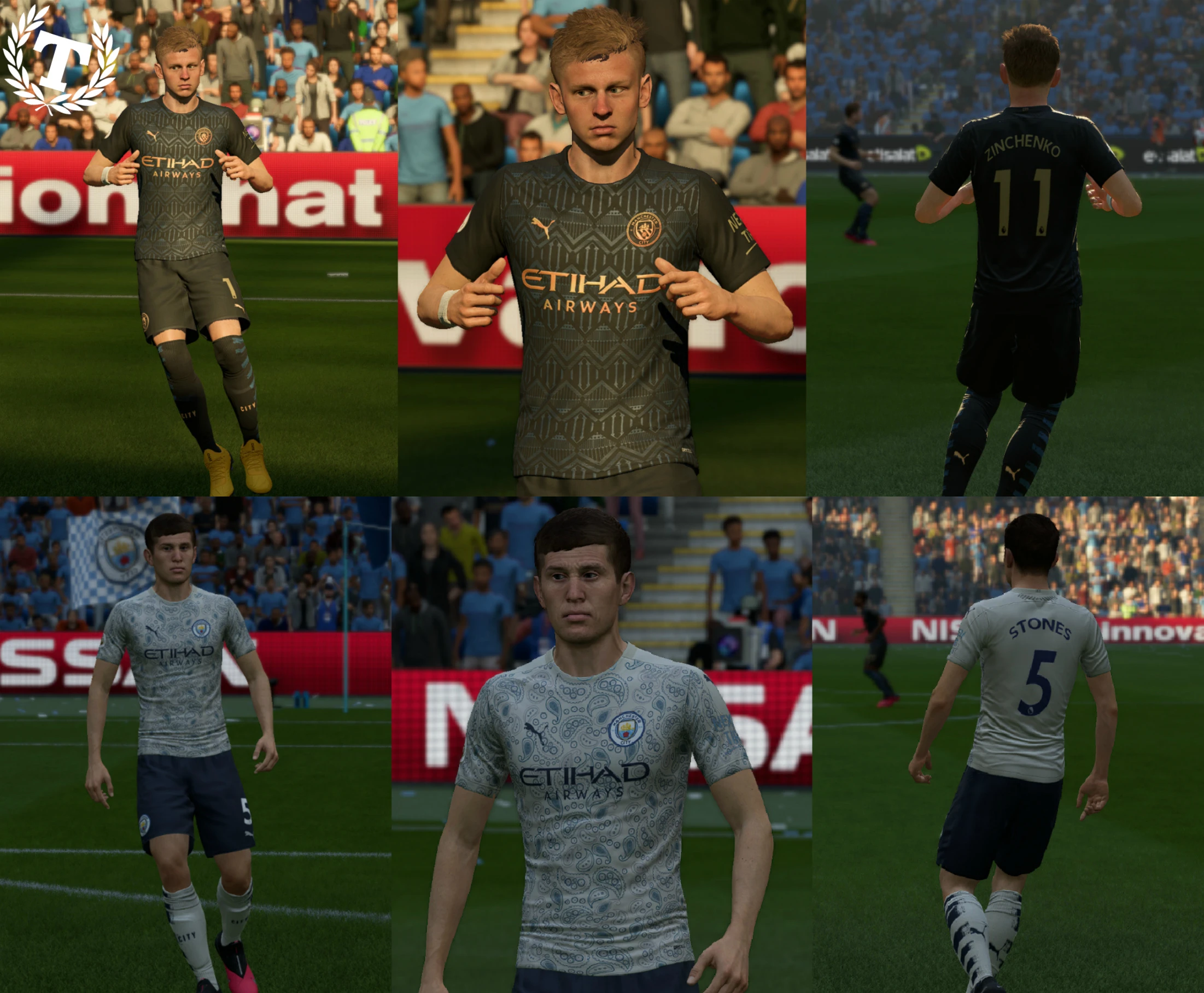 FIFA 20 "Manchester City 20-21 Аway (FIX) and Third kit 20-21"