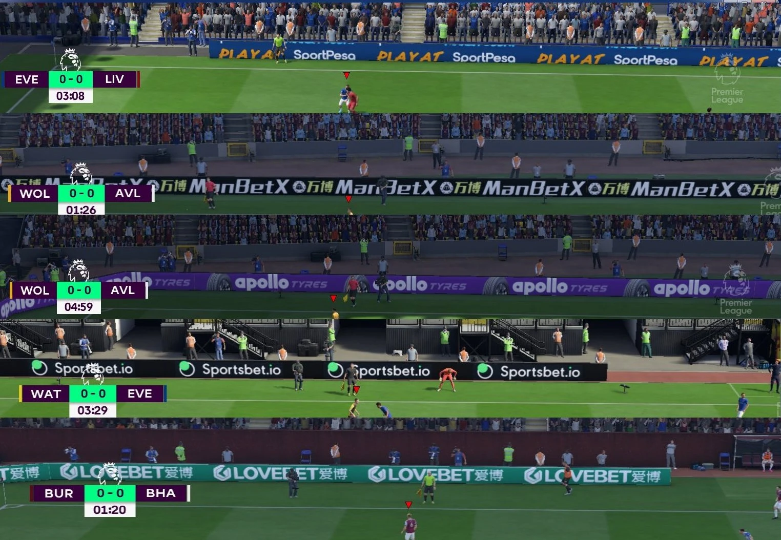 FIFA 19 "Обновленные рекламные щиты EPL"