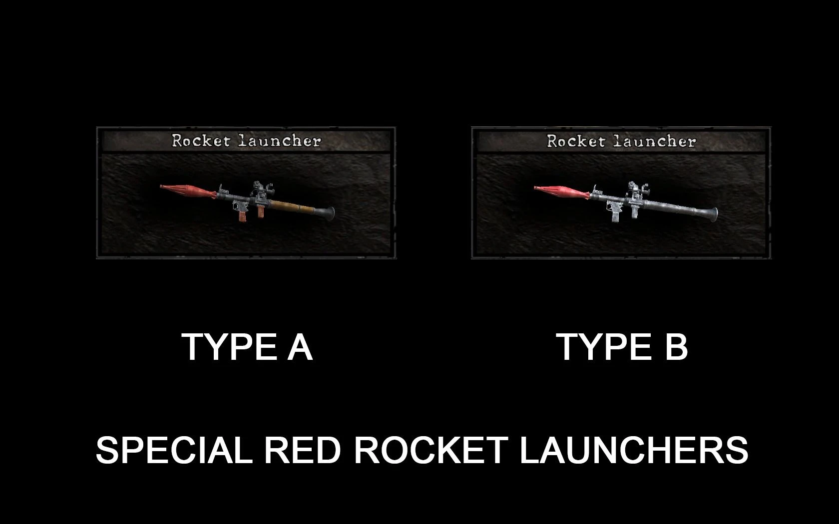 Resident Evil 5 "Special Red Rocket Launcher"