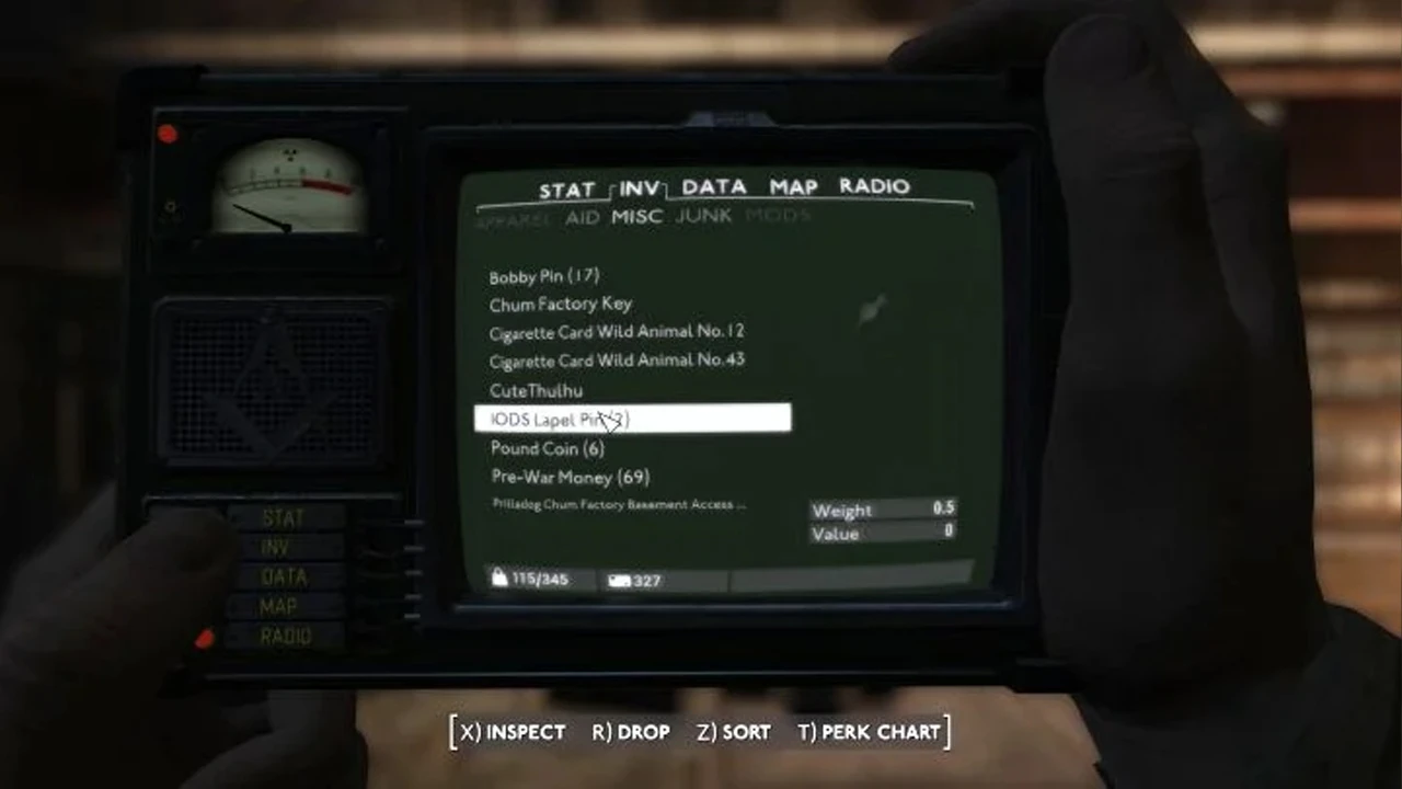 Как получить значок IODS в Fallout: London