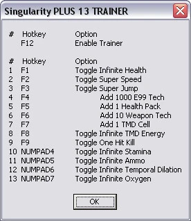Singularity: Трейнер (+13) {live_4_ever}