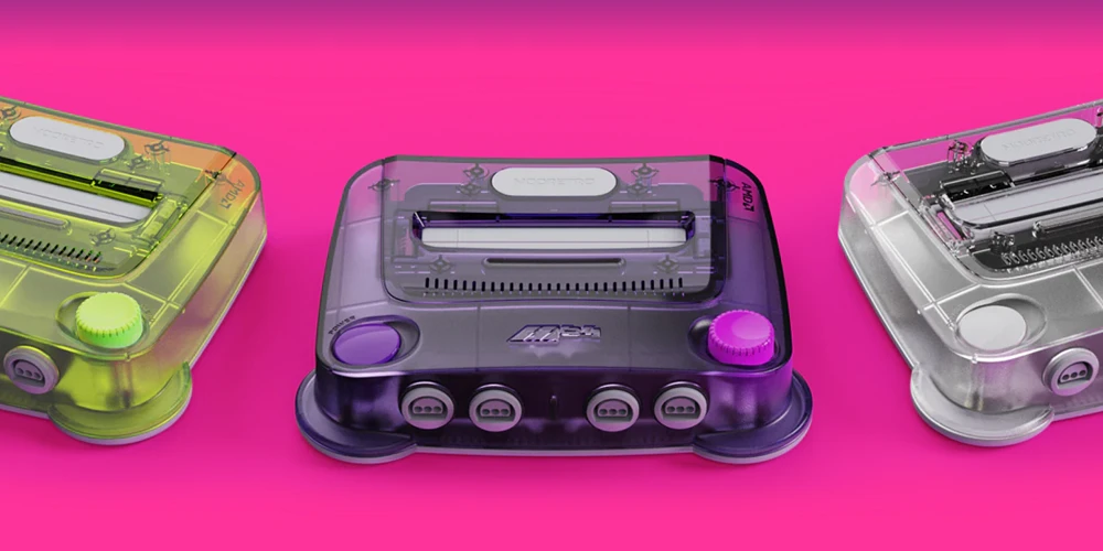 Представлен прозрачный аналог Nintendo 64 с 4K и оригинальным трёхзубым геймпадом