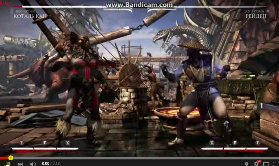 Mortal Kombat X "Комбо за Коталь Кана - 101 % - 14 ударов!"