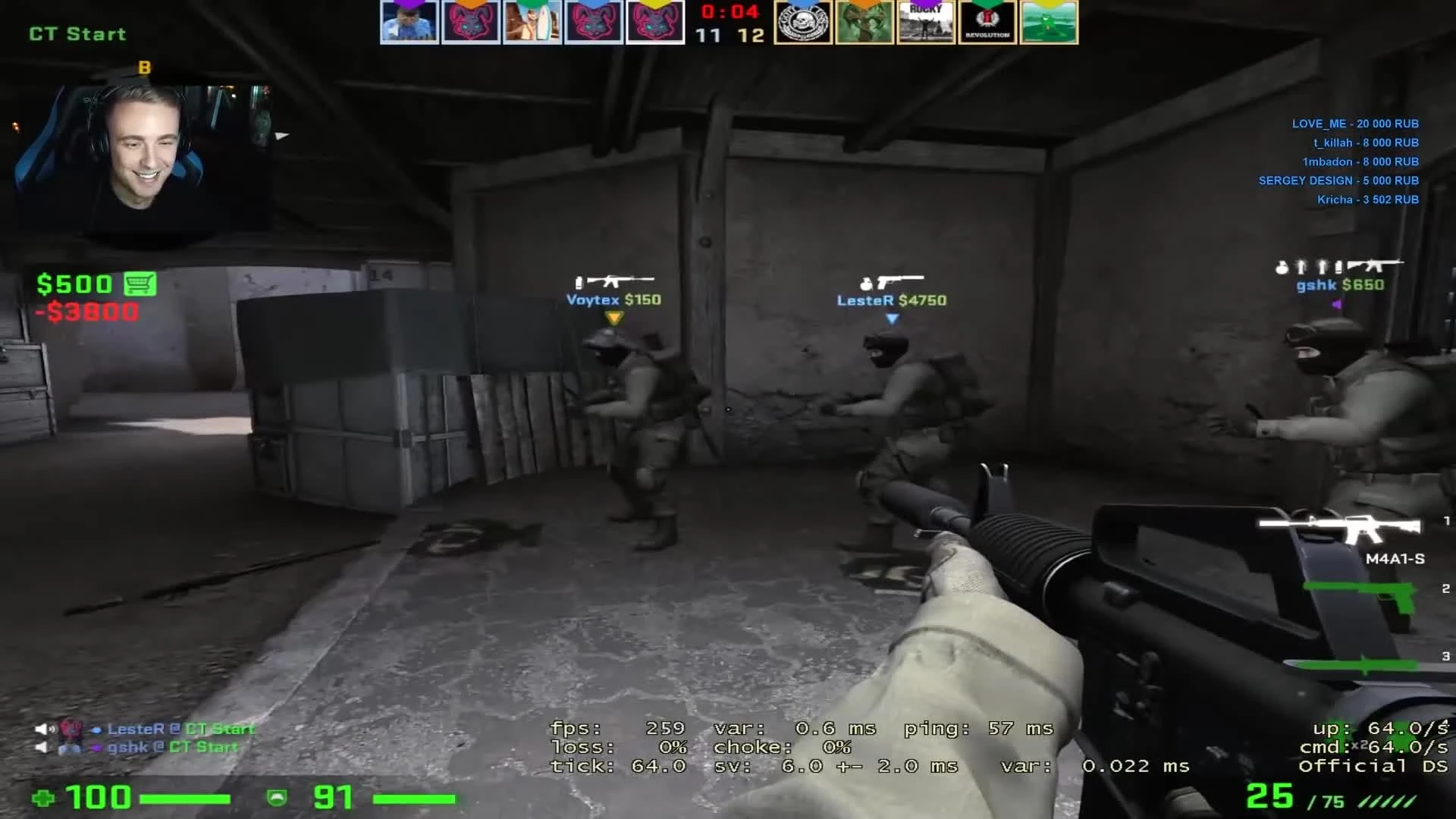 Егору Криду выпал драгон лор в CS:GO?