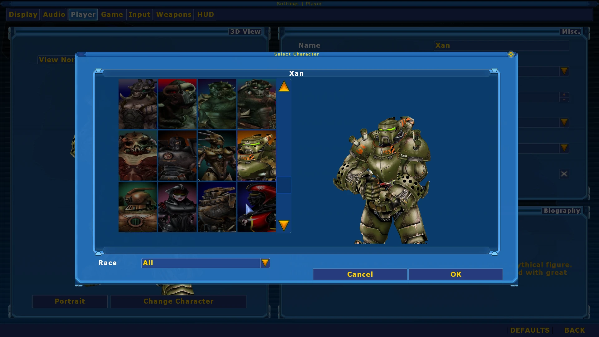 Unreal Tournament 2004 "Сохранение - Разблокированы скрытые персонажи, FullHD разрешение"