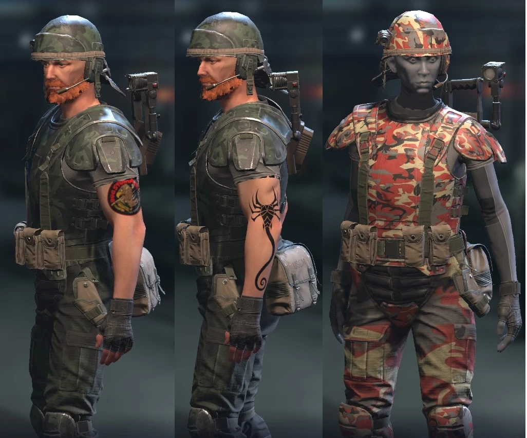 Aliens: Dark Descent "Кастомизация морпехов"