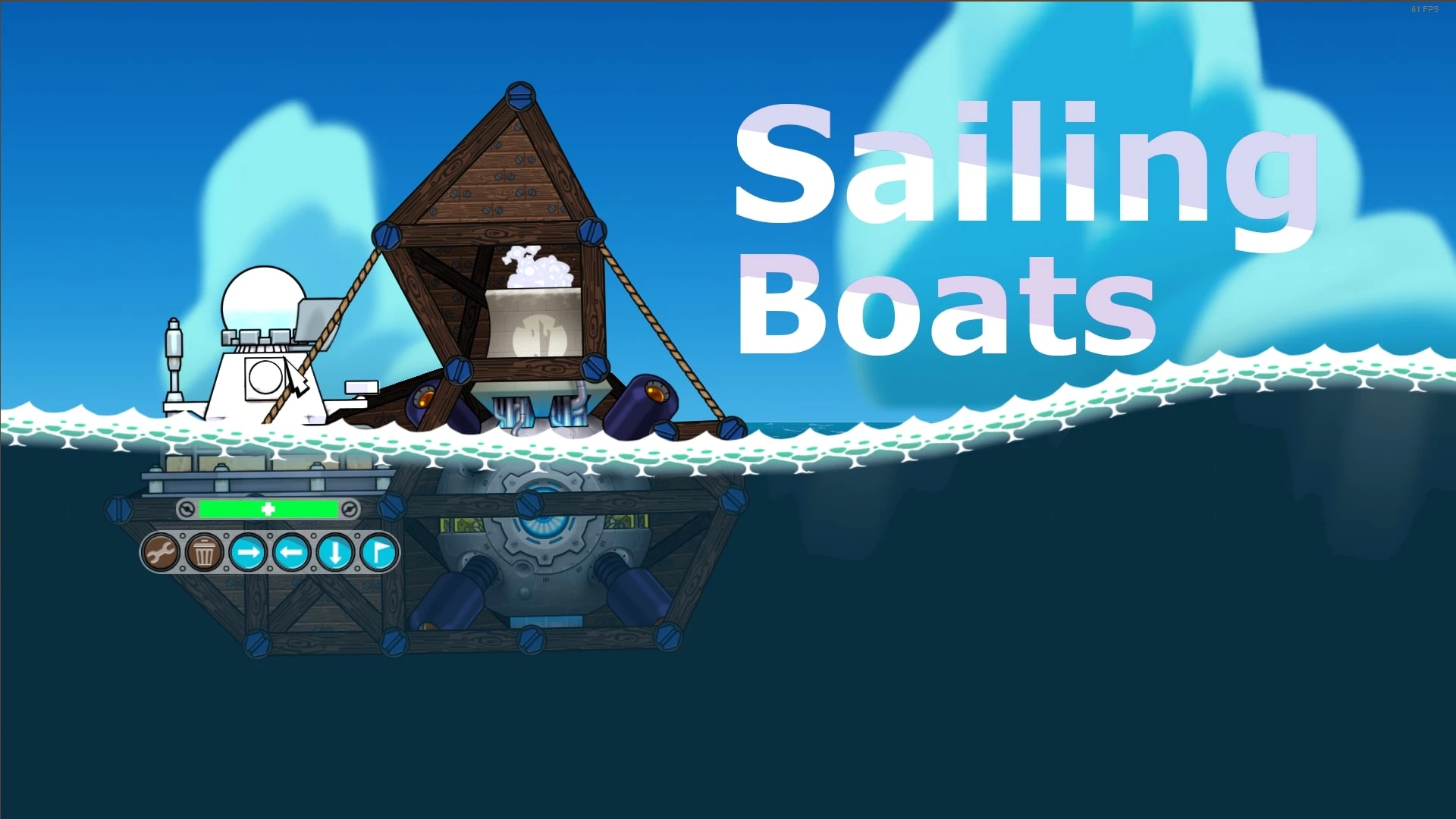 Forts "Sailing Boats - свободное плаванье на водных картах"