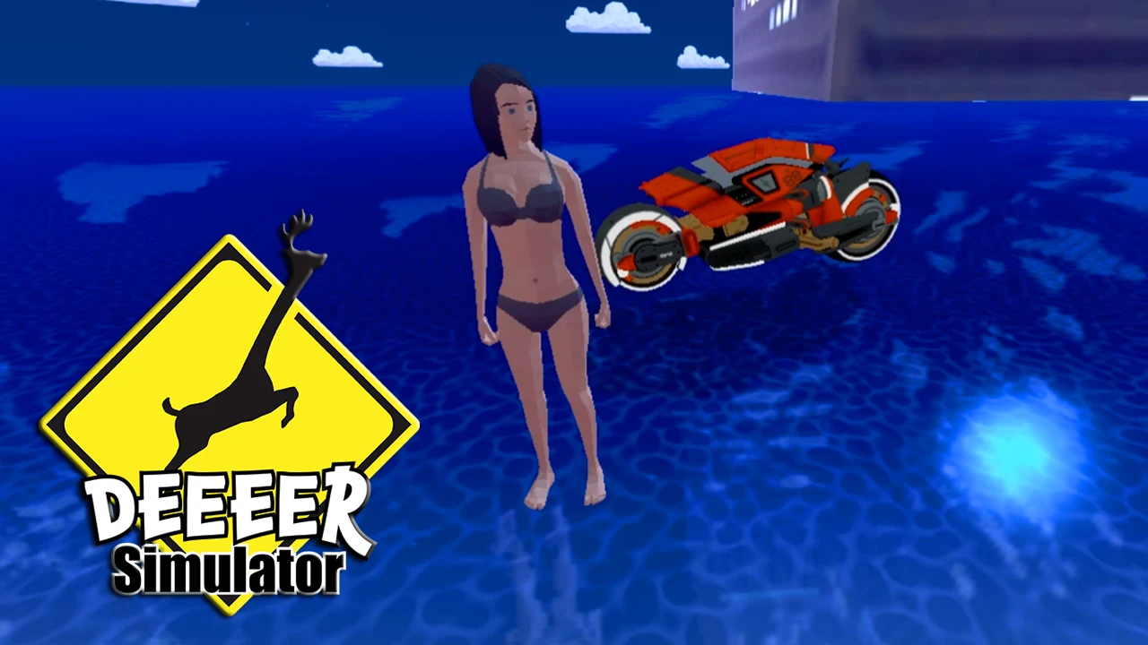 DEEEER Simulator "Сохранение - Начало игры, все достижения открыты, разблокированы все DLC"