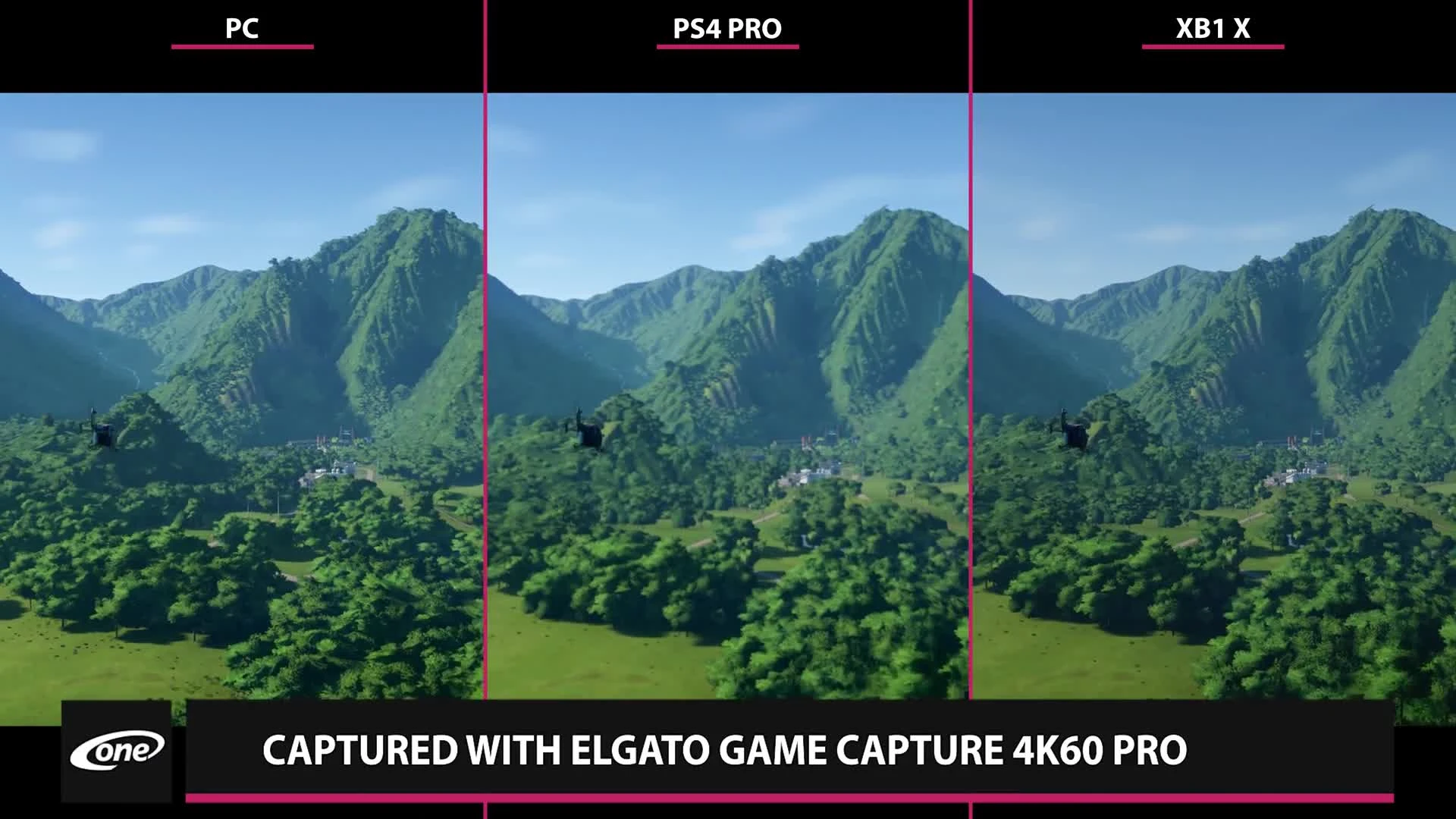 Сравнение графики Jurassic World Evolution - PC 4K Max vs. PS4 Pro vs. Xbox One X (Candyland)