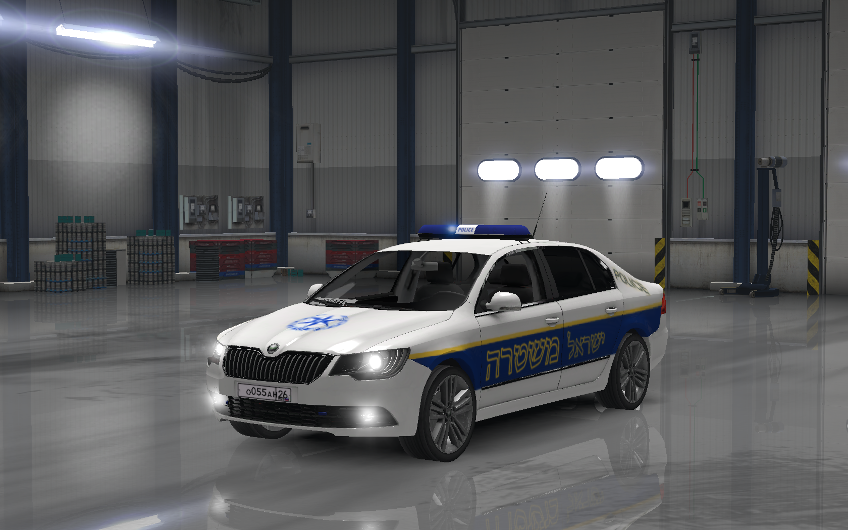 ETS 2 "Скин Полиция Израиля Police Israel"