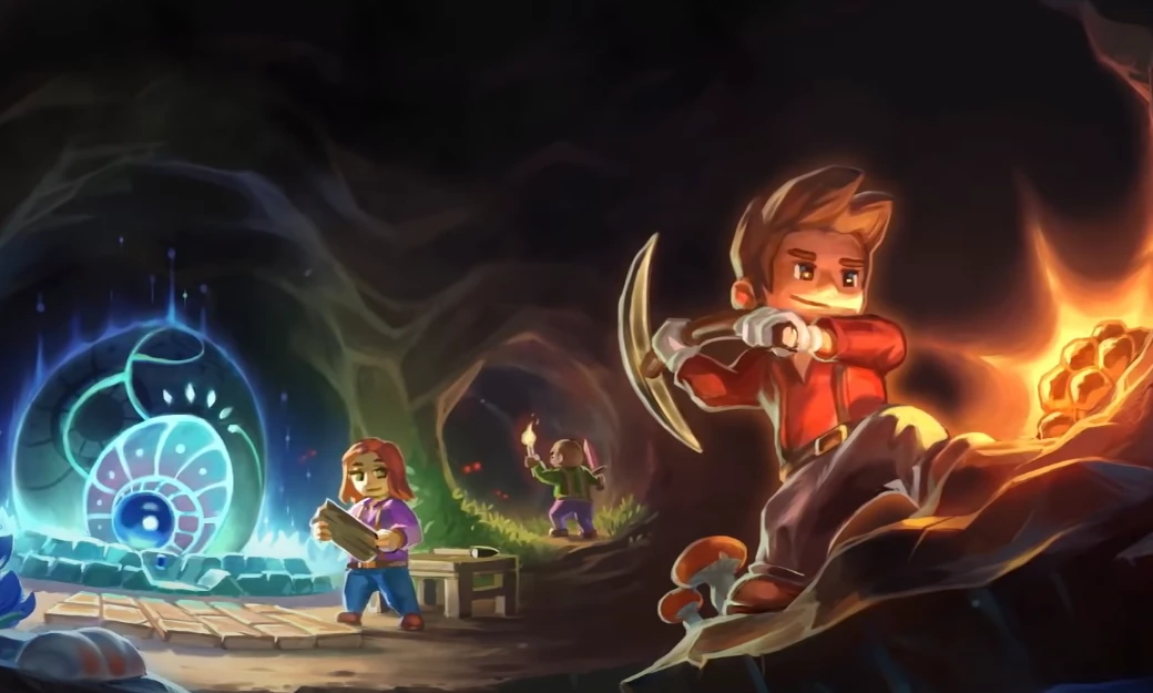 Анонсирована пиксельная песочница в пещере Core Keeper