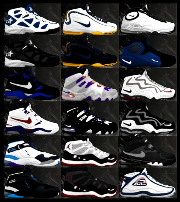 NBA 2K12 "Retro Shoepack 1.0"
