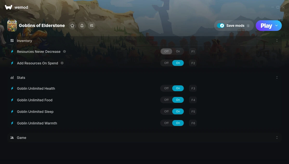 Goblins of Elderstone "Трейнер +14" [UPD: 10.12.2024] {ColonelRVH / WeMod}