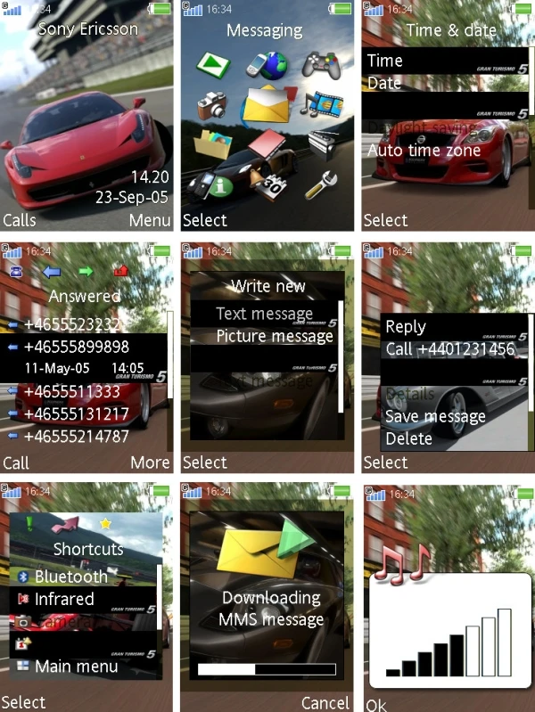 Gran Turismo "SE 240*320 Theme Ver.2.0"