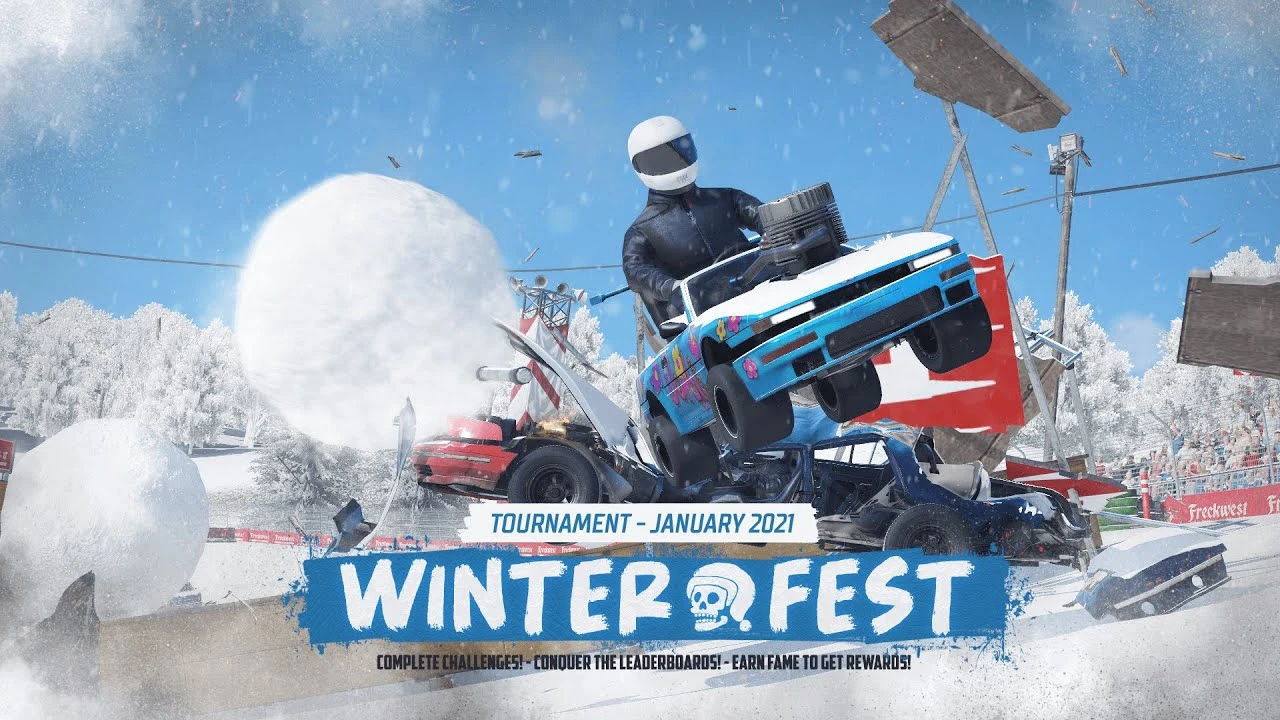 Обновление Winter Fest для Wreckfest приносит новый турнир и автомобиль