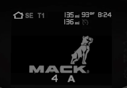 American Truck Simulator "Бортовой компьютер для Mack Anthem [1.32.x]"