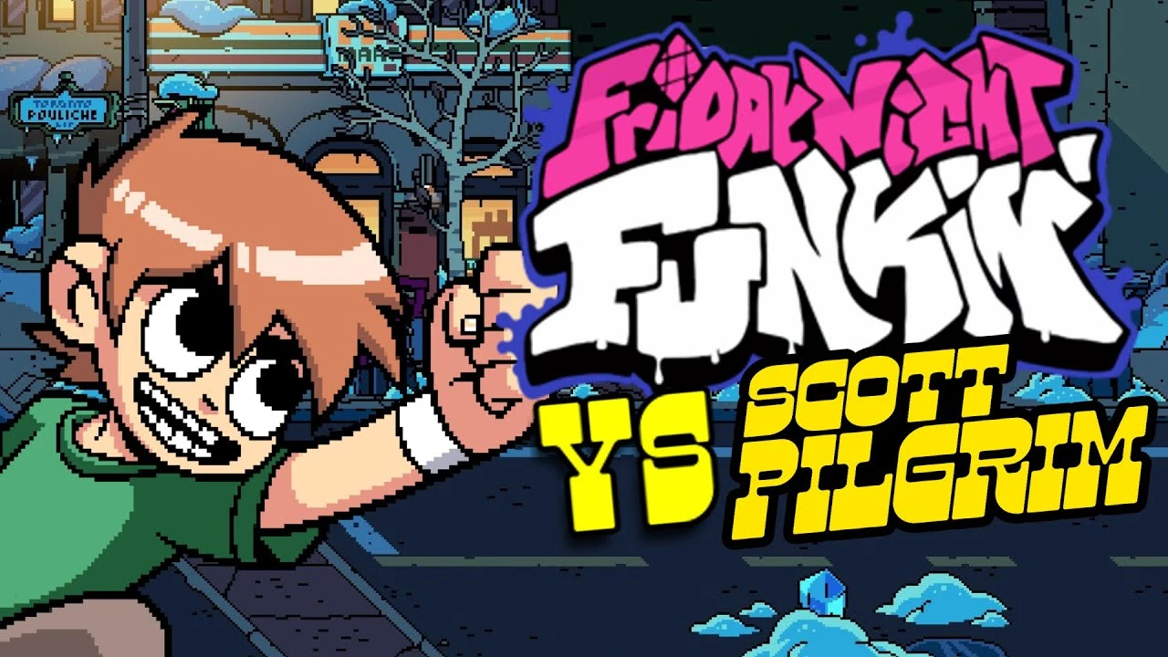 Friday Night Funkin' "Мод vs Скотт Пилигрим"