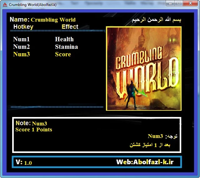 Crumbling World: Трейнер/Trainer (+3) [1.0.2] {Abolfazl.k}
