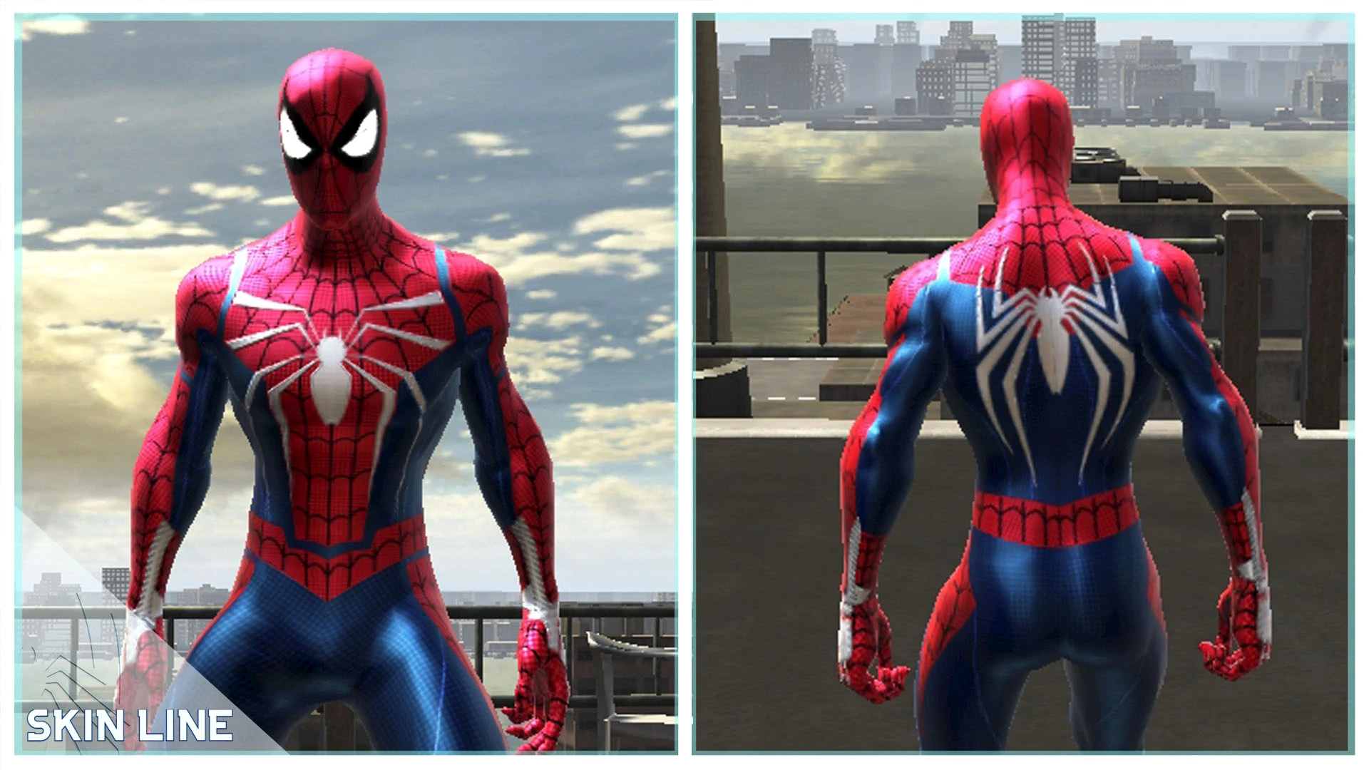 Spider-Man: Web of Shadows "Костюм PS4 (Через Вселенные)"