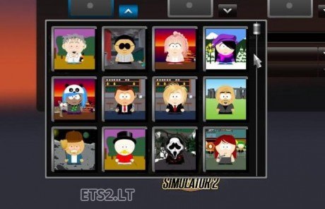 Euro Truck Simulator 2 "Аватары для водителя South Park"