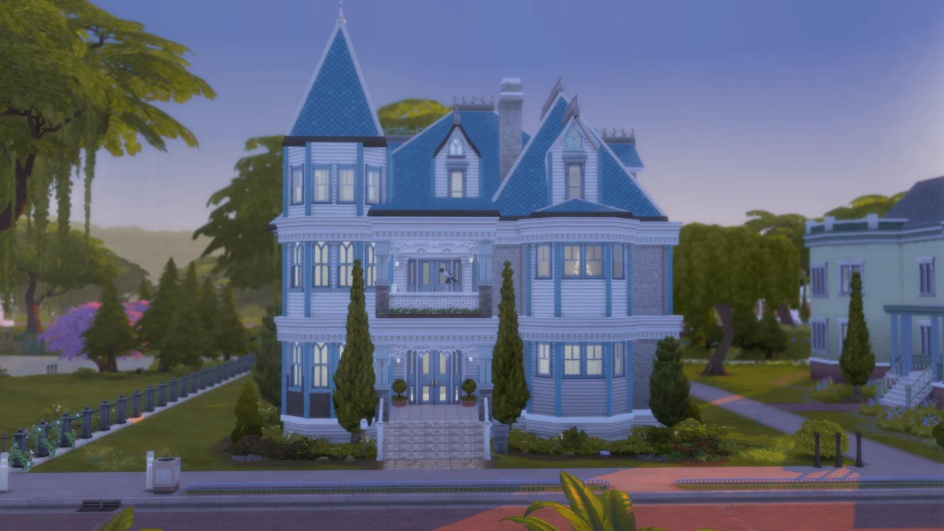 The Sims 4 "Перестроенная Вилла Офелия В Виллоу Крик"