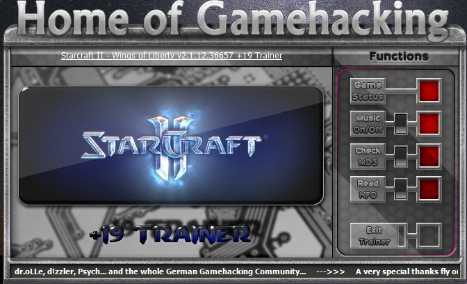 StarCraft 2: Wings of Liberty: Трейнер/Trainer (+19) [2.1.12.36657] {iNvIcTUs oRCuS / HoG}