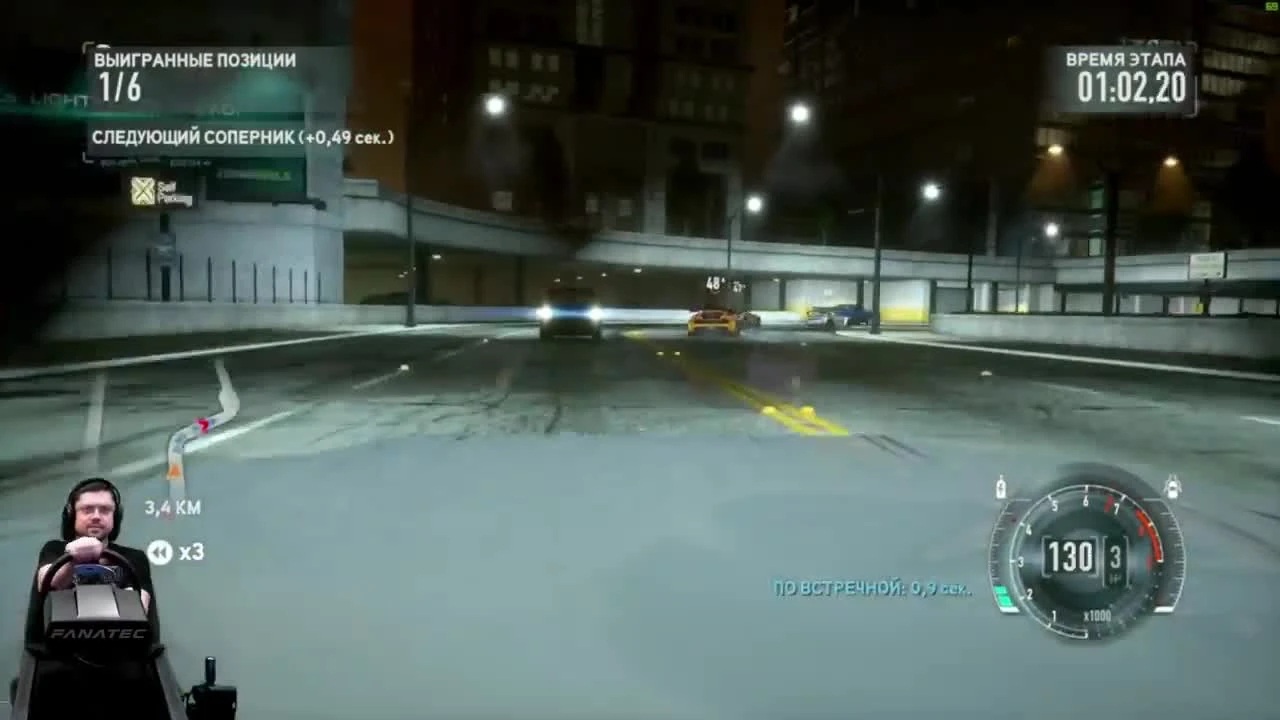 Зашкварный экшон на Великих озерах Need for Speed: The Run на руле Fanatec CSL Elite