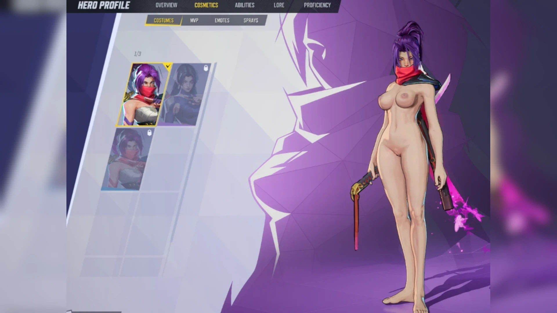 Marvel Rivals "Обнаженная Псайлок"