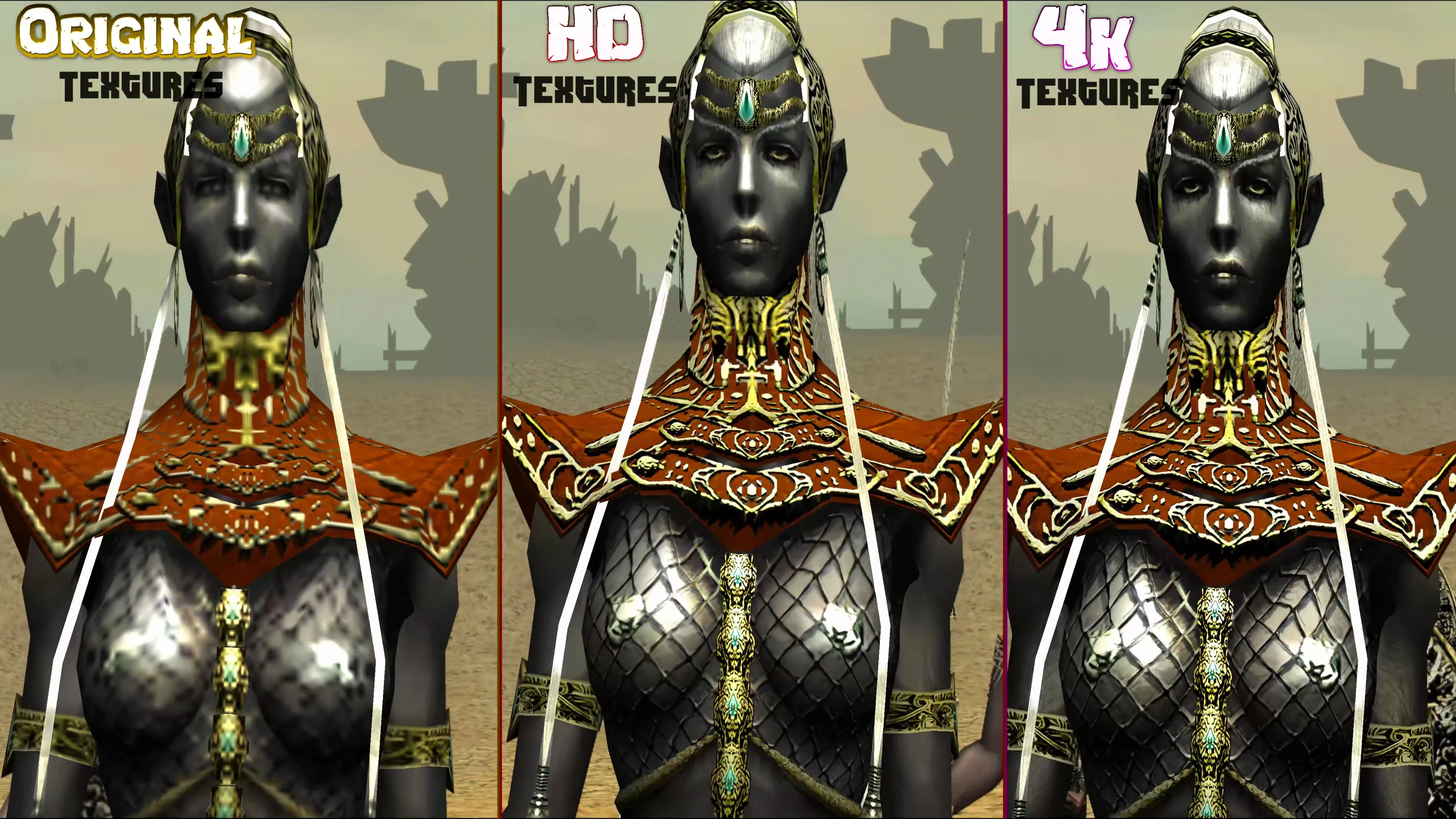 Kingdom Under Fire: The Crusaders "Повышение текстур до 4К"