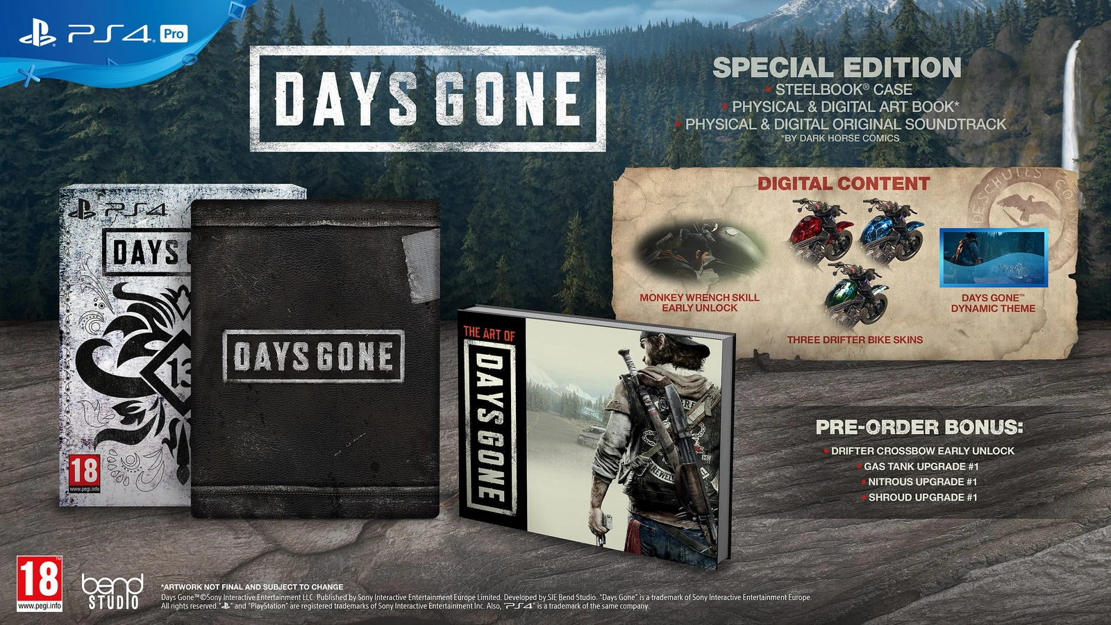 Авторы Days Gone представили новый трейлер и особые издания игры. В России она выйдет под названием "Жизнь после"