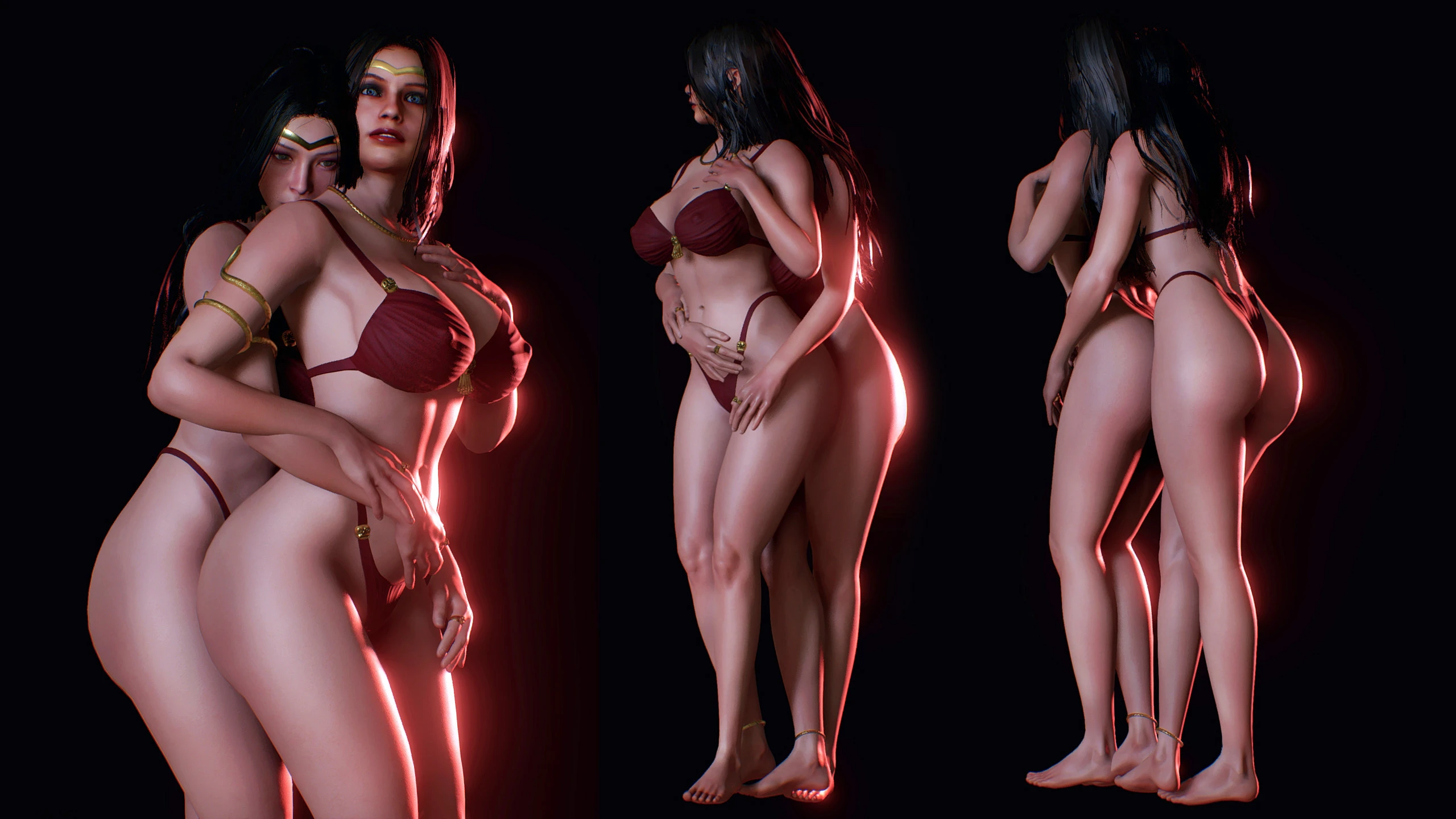 Resident Evil 2 "Клэр и Ада богини ацтеков XL pack"