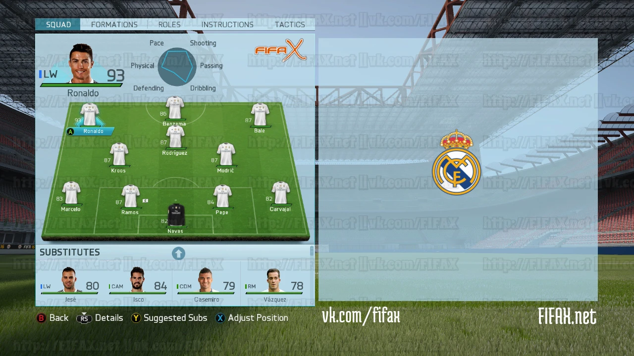 FIFA 16 "Обновление составов (07.06.2016)"