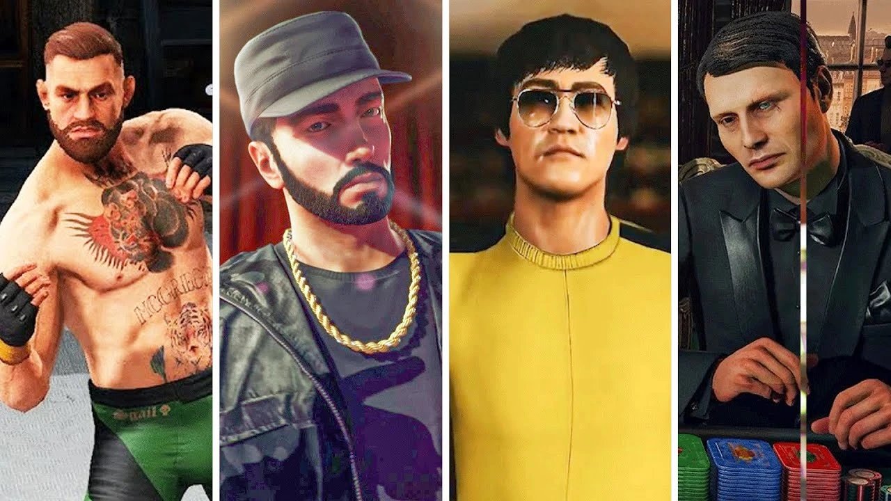 Охота на знаменитостей: Эминем, Ван Дамм и Конор Макгрегор в Hitman