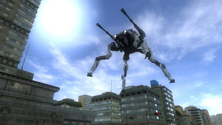 Свежие скриншоты Earth Defense Force 4.1 демонстрируют нового четвероногого меха