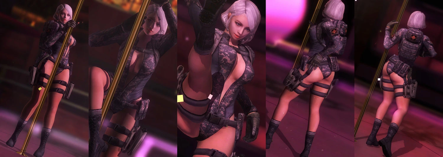 Dead or Alive 5: Last Round "DOMINIQUE HITZFELD sexy mod"