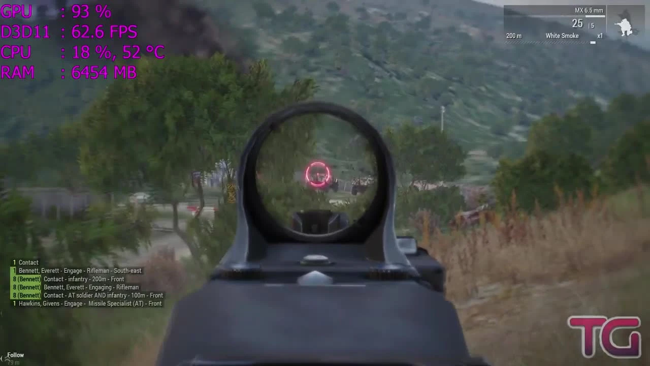 Ryzen 5 1600 + RX 480 в Arma 3 Apex