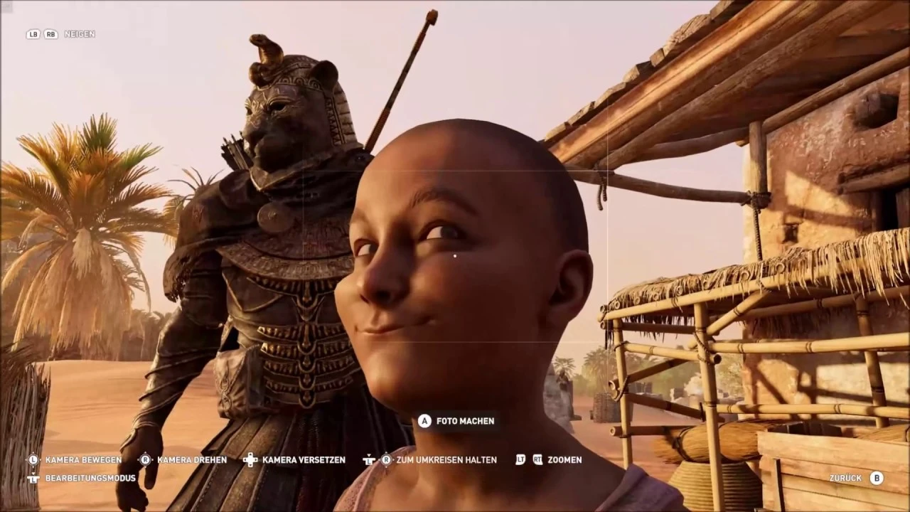 Пугающий фоторежим Assassin's Creed Origins