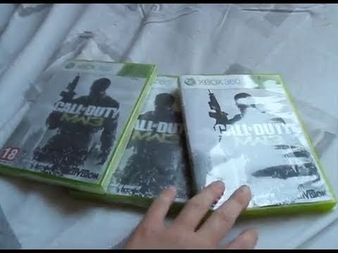 Распаковка Modern Warfare 3 (Xbox 360)