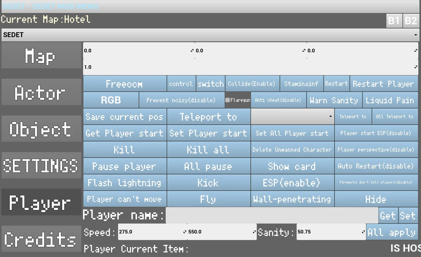 Escape the Backrooms "Мод-Меню" [1.69] {SEDET}