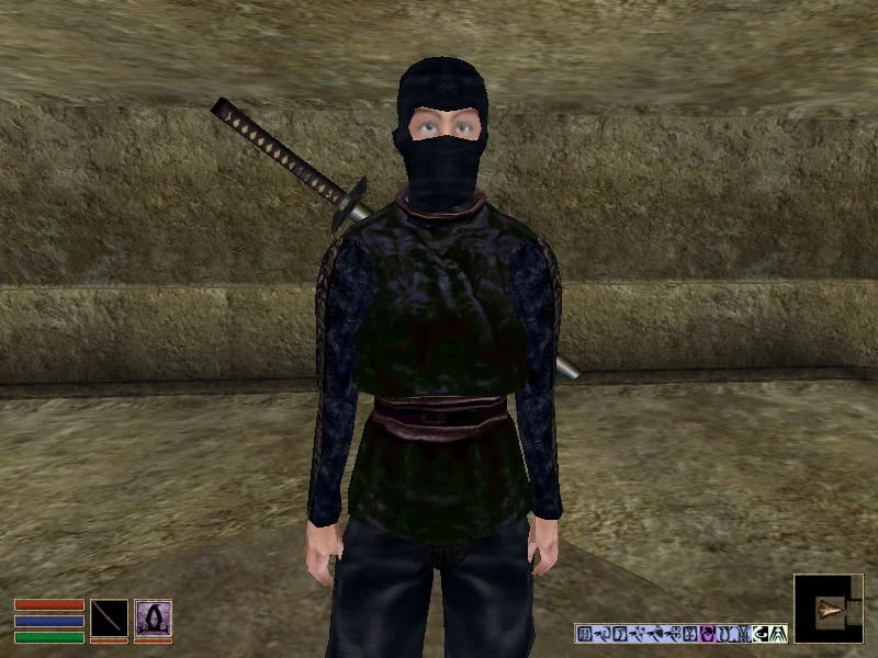 Morrowind "Костюм ниндзя"