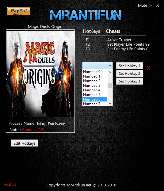 Magic Duels: Origins: Трейнер/Trainer (+2) [09.04.2016] {MrAntiFun}