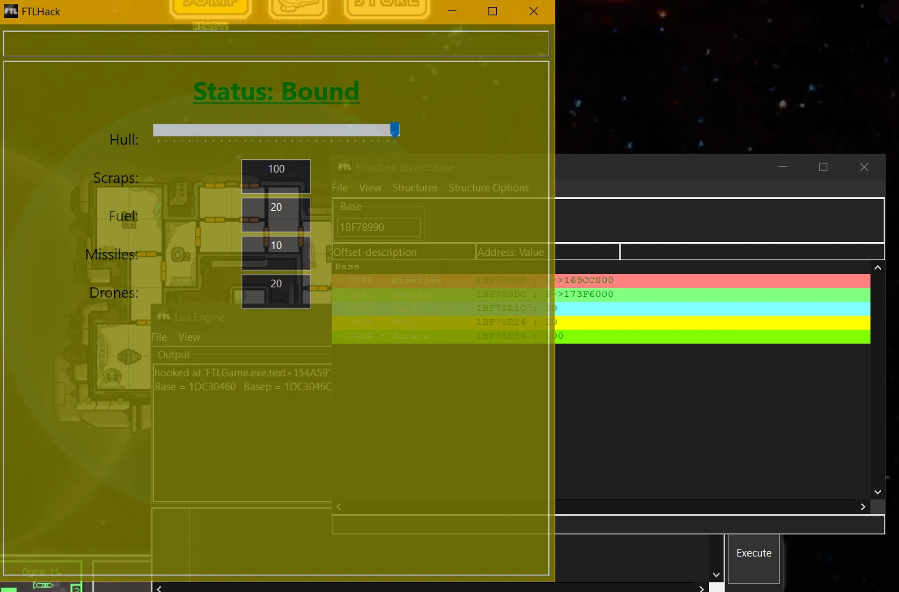 FTL: Faster Than Light: Таблица для Cheat Engine + Трейнер/Trainer [1.6.14] {ValenH}