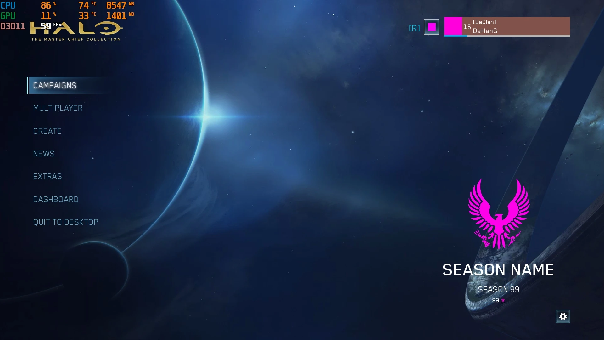 Скриншоты графических настроек Halo: The Master Chief Collection