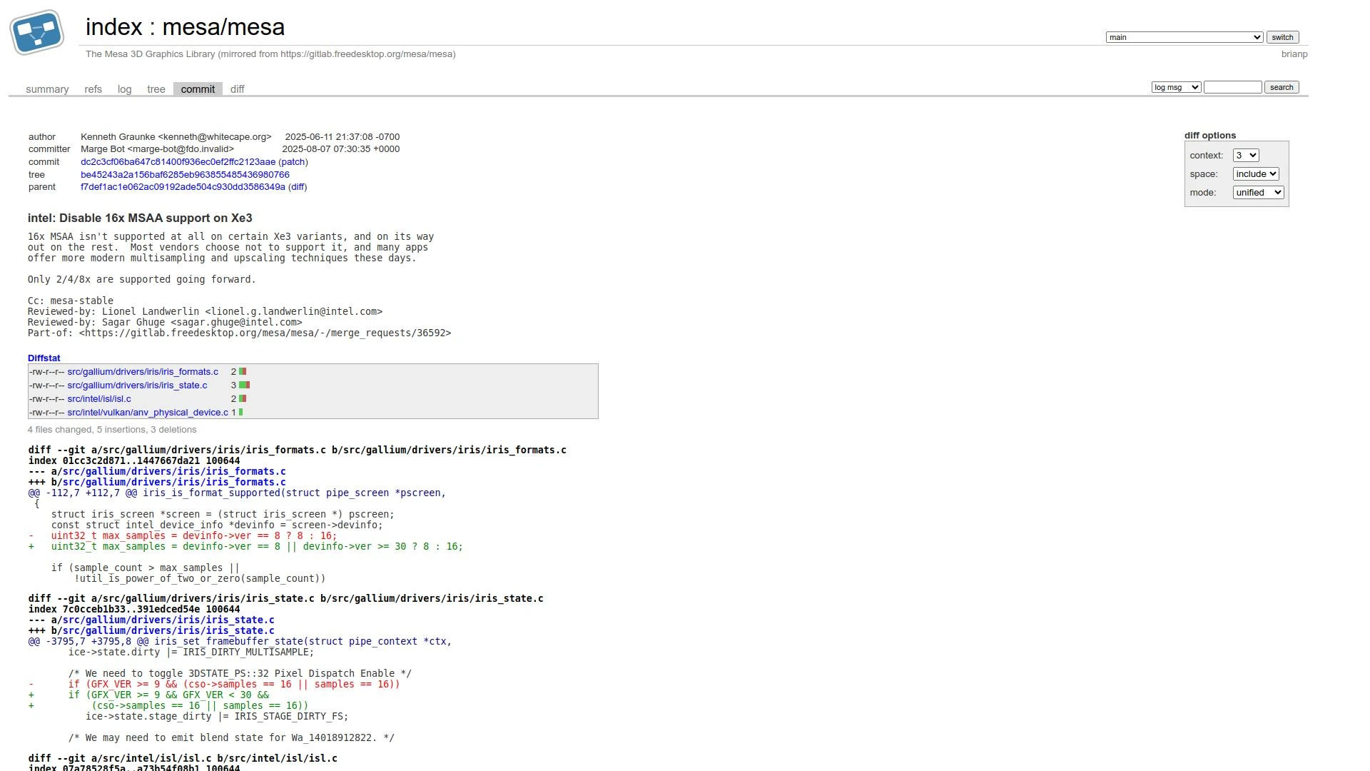 Intel отказывается от поддержки 16x MSAA в будущей графике Xe3