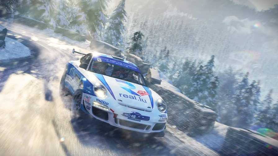 Заезд по зимнему треку в геймплейном ролике WRC 7