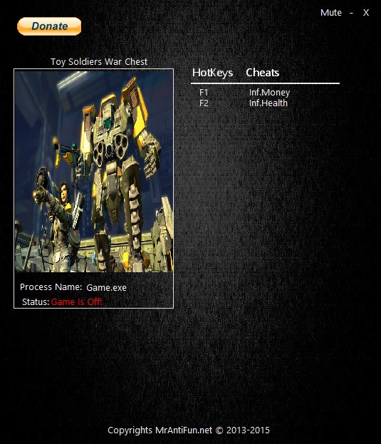 Toy Soldiers: War Chest: Трейнер/Trainer (+2) [1.00] {MrAntiFun}