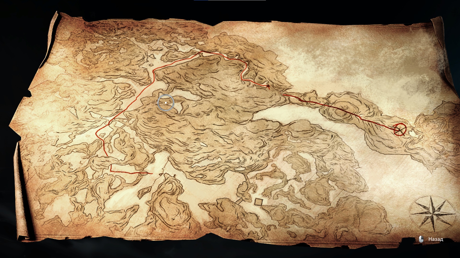 Подлинная карта сокровищ Эдит Кэин