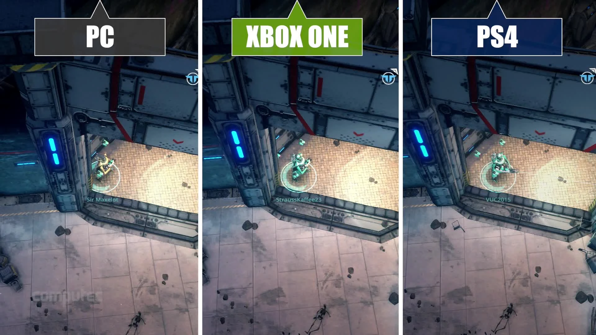 Livelock PC vs. Xbox One vs. PS4 - Сравнение графики