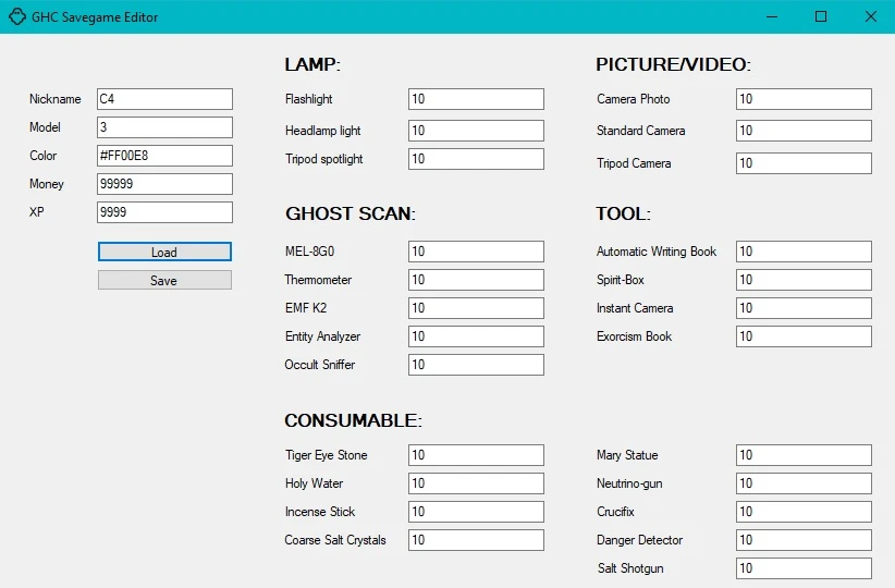 Ghost Hunters Corp: Редактор Сохранений / Save Editor [1.0] {Ciceron}